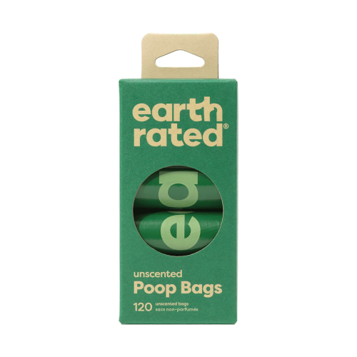 Earth Rated Pack de 8 Rollos de Bolsas Sin Olor para Excrementos