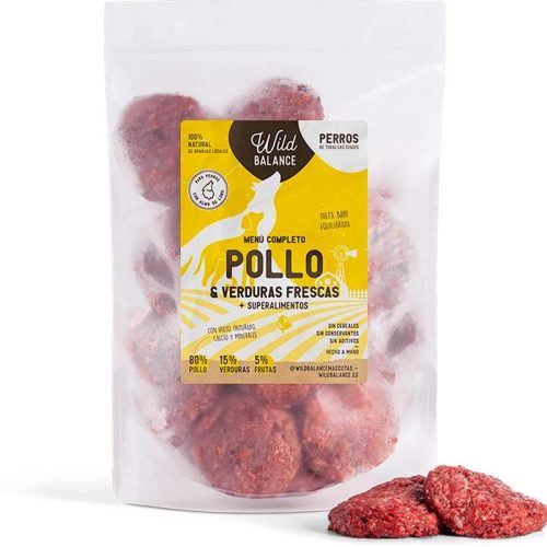 Wild Balance Menú BARF de Pollo con Verduras frescas para perros